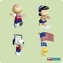 2004 Snoopy The Peanuts Games Olympics Set Of 4