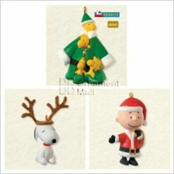 2008 Peanuts Full Of Christmas Spirit Set/3 *Miniature