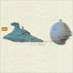 2008 Star Wars Return Of The Jedi Death Star & Star Destroyer *Miniature