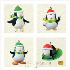 2008 South Pole Pals Antarctic Antics Set/4 *Miniature Penguins (Slightly Damaged Box)