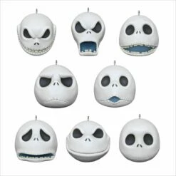 2020 Nightmare Before Christmas The Many Faces Of Jack Skellington *Miniature Set Of 8