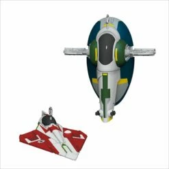 2022 Star Wars Jango Fett And Obi-Wan Kenobi's Starfighters Set/2 *Miniature