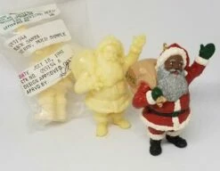 1992 Cheerful Santa African American *Hand Painted Artist Prototype & Mold