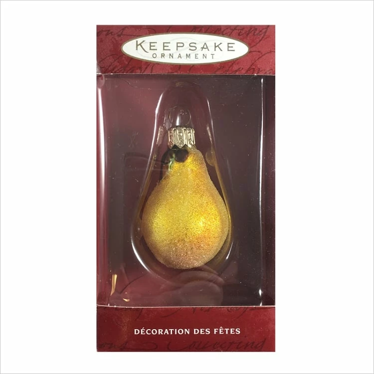 2000 Lil' Pear *Blown Glass