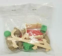 1984 Baby's First Christmas Bear In Sled *Breakdown Mold In Pieces