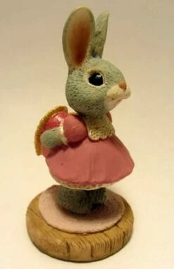 Tender Touches Bunny Hiding Valentine