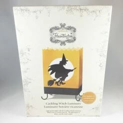 2005 Hauntington Collection Cackling Witch Luminary *Halloween *Magic