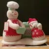 Canadian Snow-Chefs Musical Snowmen *VERY RARE. *NO TAG