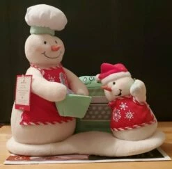 Canadian Snow-Chefs Musical Snowmen *VERY RARE. *NO TAG