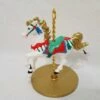 1989 Christmas Carousel Horse - Snow (No Box)