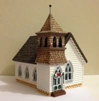 1994 Sarah Plain And Tall Country Church Tabletop