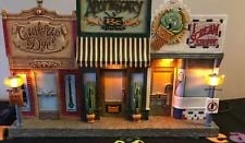 2005 Hauntington Collection Deadwood Street Shops Table Top Display