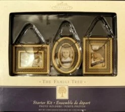 2003 Family Tree Starter Kit Set Of 3 Metal And Glass