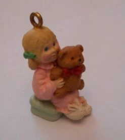 1990 Bear Hug Miniature Ornament *Hand Painted Prototype