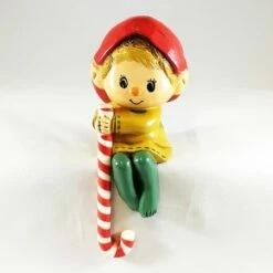 1984 Elf With Candy Cane Stocking Hanger (Damaged Box)