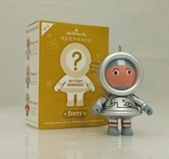 2012 Mystery Frosty Ornament SILVER Astronaut