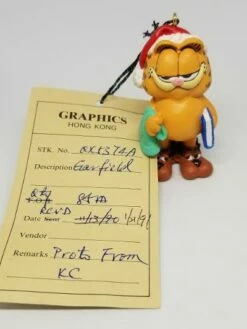 1992 Garfield *Hand Painted Artist Prototype With Card Attached