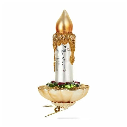 2018 Heritage Christmas Candle *Blown Glass (Slightly Damaged Box)