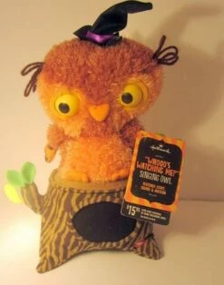 2013 Halloween Plush Whooo's Watching Me Singing Owl *No Tag