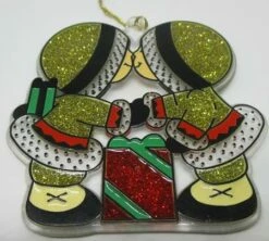 Reversible Trimmer Frosty Friends Rubbing Noses *With Tag