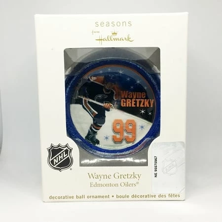 2011 Hockey Edmonton Oilers Wayne Gretzky Ball *Canadian Ornament