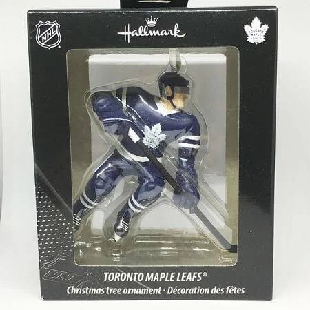 Toronto Maple Leafs Hockey Figure *Canadian Ornament
