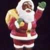 1995 Joyful Santa African American *Miniature (Slightly Damaged Box)