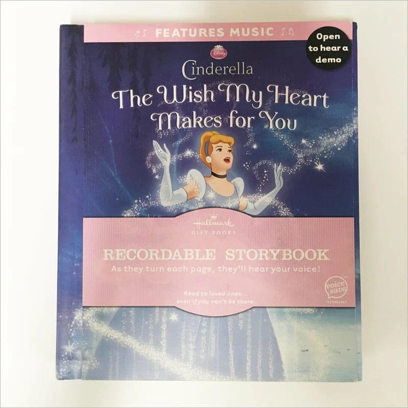 Cinderella The Wish My Heart Makes For You *Recordable Book