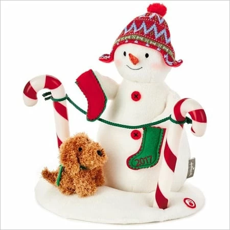 2017 Stockings Hung With Care Plush Snowman #14