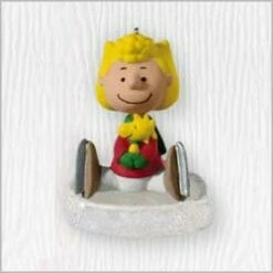 2010 Peanuts On Ice Sally And Woodstock *Miniature Ornament