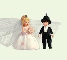 2005 Madame Alexander Rosette Dreams Bride And Groom *Miniature