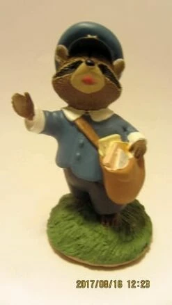 Tender Touches Raccoon Mail Carrier