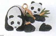1998 Noah's Ark Peaceful Pandas *Miniature"