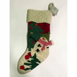 Mitford Snowman Christmas Stocking