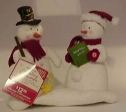 2003 Caroling Snowmen Plush #1 (NO TAG)