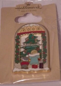 2008 Christmas Window 6th *Club LAPEL PIN
