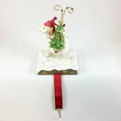 2008 Polar Bear Stocking Hanger "CHEER" No Tag - RARE