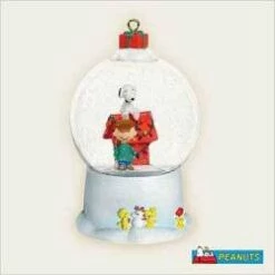2006 Peanuts Merry Christmas, Charlie Brown! Snow Globe