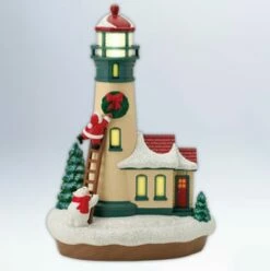 2012 Holiday Lighthouse 1st *Magic Cord (Slightly Damaged Box)
