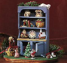 1994 Mrs. Claus's Cupboard *Club Event Display *Signed Palmiter, Andrews, And Lyle (Slightly Damaged Box)