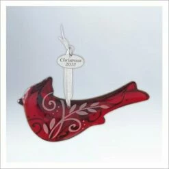 2012 Cardinal Red Glass *Complements Beauty Of Birds Series
