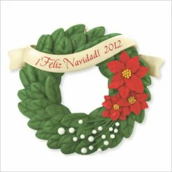 2012 Feliz Navidad Dated Wreath
