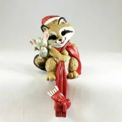 1984 Raccoon Stocking Hanger