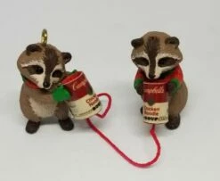 1988 Party Line Raccoons *Hand Painted Artist Prototype