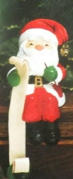 1978 Santa With List Stocking Hanger (Damaged Box)