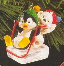 1999 Sleddin' Buddies Penguin & Polar Bear