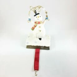 2008 Snowman Stocking Hanger "JOY" No Tag - RARE