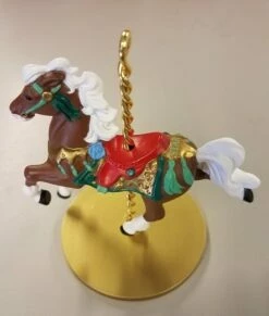 1989 Christmas Carousel Horse - Star (Slightly Damaged Box)