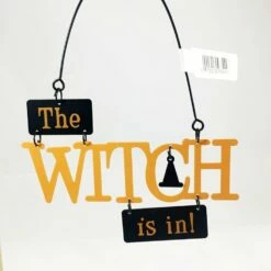The Witch Is In Large Orange Lettering *Halloween Trimmer