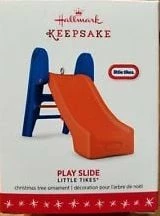 2016 Little Tikes Play Slide ORNAMENT.. NOT A TOY SLIDE